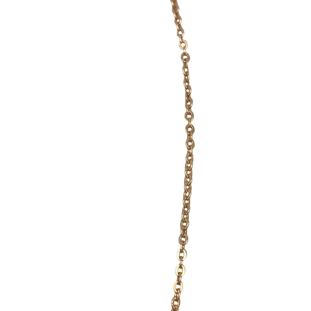 RARE Patricia Locke Gold-Plated Necklace Pink & Green Crystal Pendant N490 2012 - Picture 5 of 6